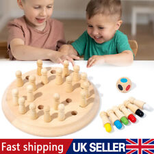 Wooden Memory Match Stick Chess Game Funny Block Board Game Kids Education Toys