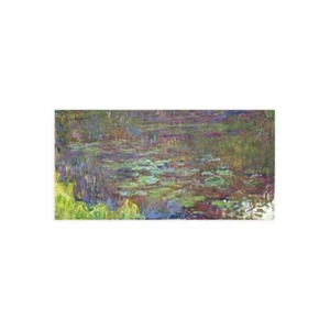 Stampa su Tela su Carta Poster o Quadro Claude Monet Waterlilies at Sunset (deta - Picture 1 of 2