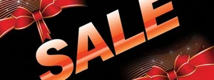 3ft x 8ft SALE (bow) Vinyl Banner -Alt to Banner Flag 3'x8' (113) - Picture 1 of 1