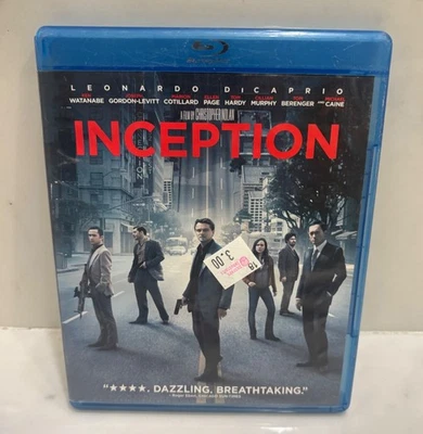 Inception Blu-Ray DVD 2010 3 Disc Complete Set w Inserts Digital Slipcover Nolan - Image 1 of 3