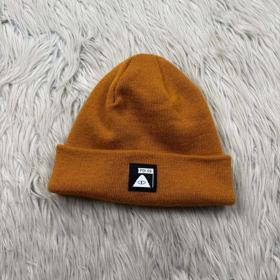 Gorro de punto naranja Poler OS para hombre Foto 1 de 4