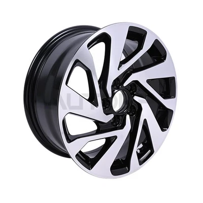 Llanta de aleación de 16" mecanizada y negra nueva para Honda Civic 2016-2021 - 64095 Foto 1 de 4