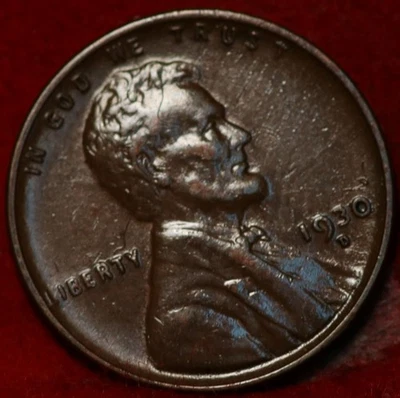 1930-D Denver Mint Copper Lincoln Wheat Cent - Image 1 of 2