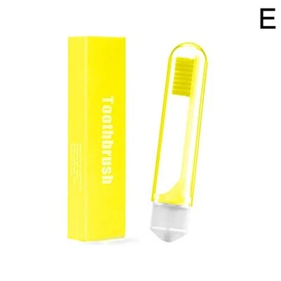 便携式折叠牙刷 - 超柔软鬃毛户外旅行方便携带 1 件 — 第 1/4 张图片