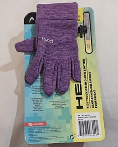 *New* HEAD Touchscreen Violet Heather Gloves Girls size S - Picture 1 of 6