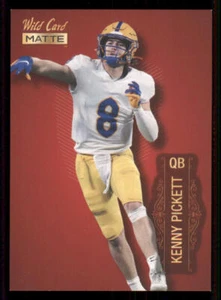2022 Wild Card Matte Black #MB72 Kenny Pickett - Picture 1 of 2