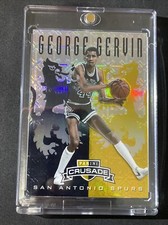 2012-13 Panini Crusade George Gervin Black 1/1 SP #137 HOF Spurs