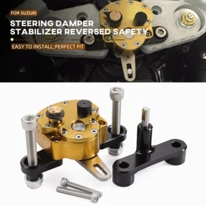 Steering Damper Stabilizer Reversed Safety For SUZUKI Hayabusa GSX1300R 08-20 - Picture 1 of 18