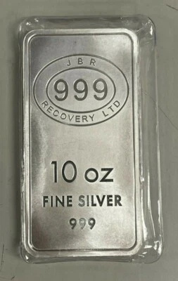 10 oz JBR Bullion Bar of .999 Fine Silver - Image 1 of 3