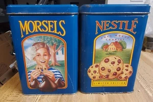 2 Nestle Toll House Limited Edition Tin Can - Rare Vintage / Morsels - Picture 1 of 6