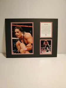 Foto autógrafa vintage de la Superestrella de la WWF Bret The Hitman Hart 59 de 250 - Imagen 1 de 11