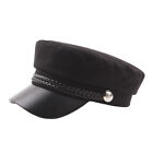Vintage Military Cap Cotton Beret Flat Hats Newsboy Baker Visor Cap Women Ladies