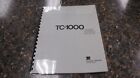 Vintage Tc-1000 User Guide By Reynolds + Reynolds - Cu30