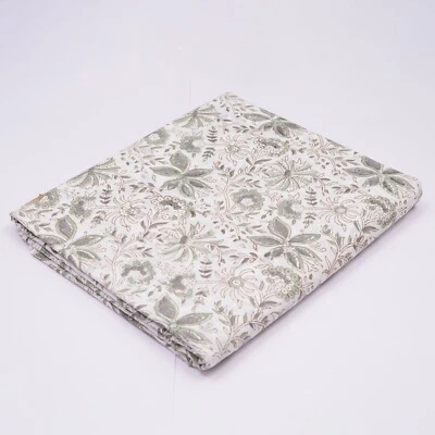 10 Yard floral Print Apparel Sewing Block print Cotton Fabric Quilting Runing - Image 1 of 4