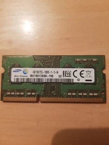 2 x Speicher DDR3 RAM 4GB 1Rx8 PC3L - 12800S - 11 - 13 - B4 - Bild 1 von 3