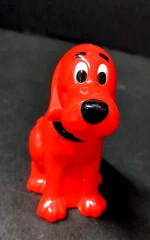 Clifford The Big Red Dog BobbleHead Scholastic  4" Figure Toy Cake Topper Cover