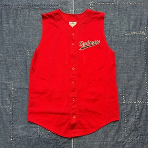 Vintage 90s Cyclones Jersey XXL Red Teamwork Baseball Script Retro Brooklyn #11 - Picture 1 of 12