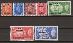 BOIC/ERITREA 1951 SG E26/E32 MNH - Imagen 1 de 2