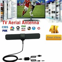 Fernsehantenne Indoor HD 4K TV Antena Digital 5DBI DVB-T2 Verstärker 240 Meilen