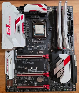 GIGABYTE GA-Z170X-GAMING 7 LGA1151 ATX Mobo + i5-6500 + 16GB DDR4 + WIFI AX - Afbeelding 1 van 18