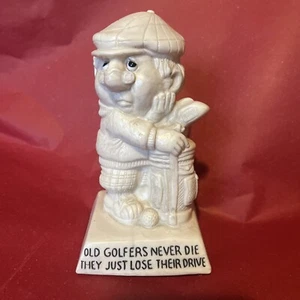 Vintage Russ Berries Figurine - Old Golfers Never Die - Picture 1 of 7