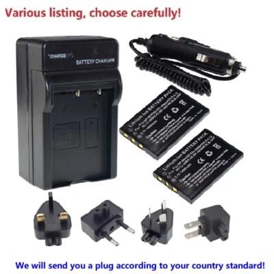 Batería o cargador para videocámaras Aiptek IS DV, GO-HD Action A-HD ZPT-NP60 NP-60 Foto 1 de 4