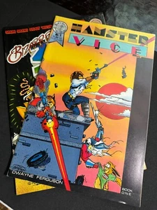 Vintage - Hamster Vice / Bizarre 3-D Zone - Blackthorne Comic Lot Both #1 - Picture 1 of 5