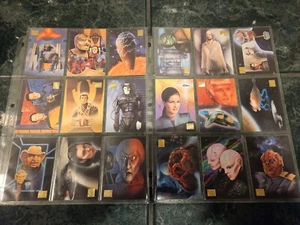 1994 Skybox Star Trek Master Series II 2 100 Card Set + All 9 Triptych Card Set - Picture 1 of 7