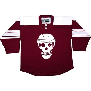 Misfits Helemt Graphic on an Ice Hockey Jersey With name & number on the back - Picture 1 of 20