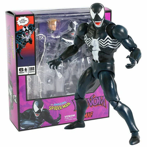 Mafex No.088 The Amazing Spider-Man Venom Comic Ver. Action Figure New In Box Cover