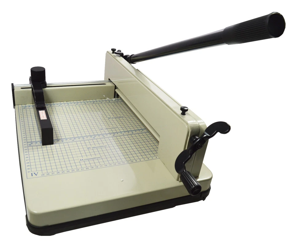 Manual Heavy A4 All Steel 12.2in Stack Paper Cutter Guillotine Trimmer
