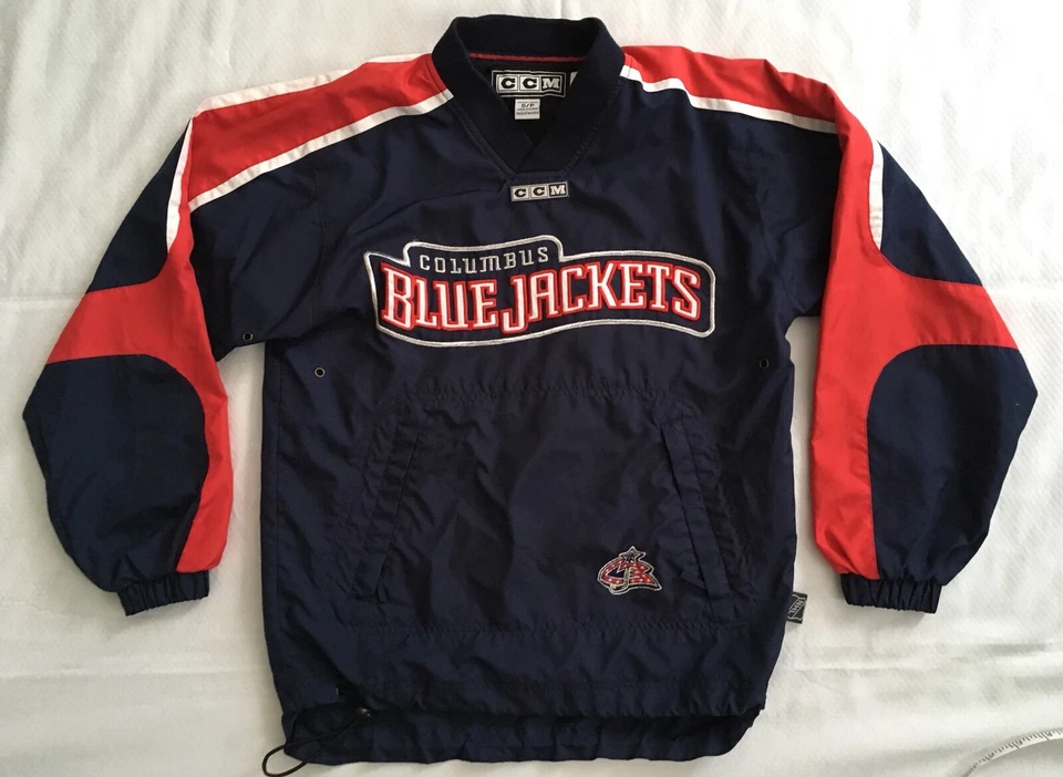 Columbus Chaquetas Azules Azul Nylon Pullover Chaqueta Ligera Jóvenes Niños Pequeños CCM Foto 1 de 4