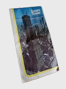 Vintage brochure SEARS TOWER Chicago experience skydeck W MAP  1974 EUC - Picture 1 of 6