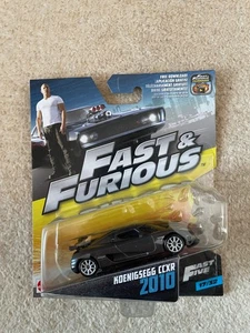 Mattel Fast And Furious 2010 Koenigsegg CCXR Long Card 17/32 Fast Five - Picture 1 of 2