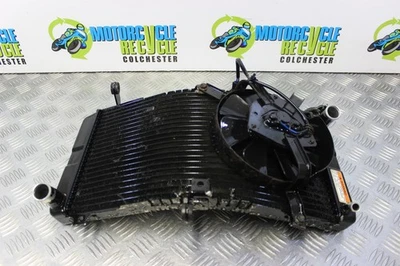 Suzuki GSXR 750 SRAD Radiator with Fan 1996 to 1999 GSXR750 GSX-R B163 - Image 1 of 4