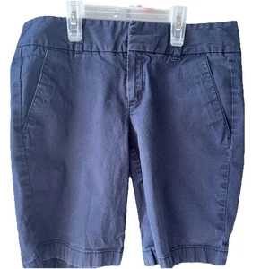 Short chino femme J.Crew taille 00 Frankie stretch bleu marine stretch plage - Photo 1/18