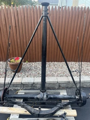 1928-1931 Ford Model A rear driveline suspension drums - Image 1 of 2