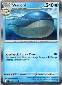 Wailord - Rare SV09: Journey Together 041/159 NM - Picture 1 of 2