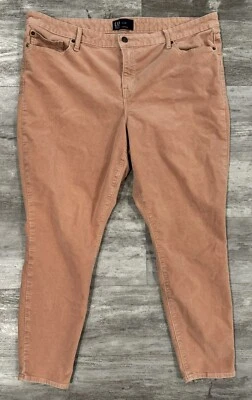 "Pantalones legging de pana rosa Gap para mujer talla 20/35R 27,5"" entrepierna" Foto 1 de 4