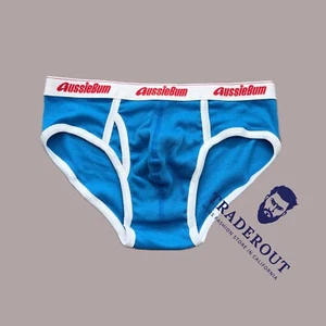 aussieBum Men pacific blue classical original ribbed brief underwear S M L XL - Picture 1 of 6