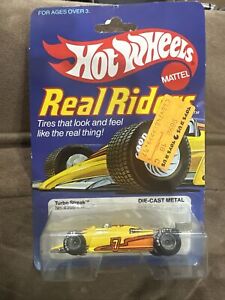 1983 Hot Wheels REAL RIDERS  *Turbo Streak* No. 4365 Unpunched Card