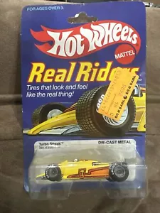 1983 Hot Wheels REAL RIDERS  *Turbo Streak* No. 4365 Unpunched Card - Picture 1 of 3