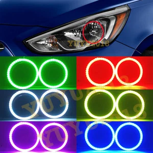 Anillo halo RGB para Hyundai Accent 12-14 faro ojo de ángel bluetooth flash DRL - Imagen 1 de 16