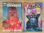 STAR WARS: CHEWBACCA and LANDO Marvel 2 graphic novels lot. Trade Paperback. 