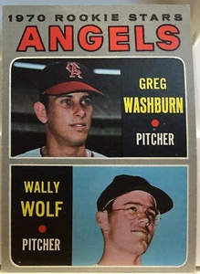 1970 Topps Baseball Card #74 Rookie Stars/Greg Washburn RC/Wally Wolf  - Picture 1 of 2