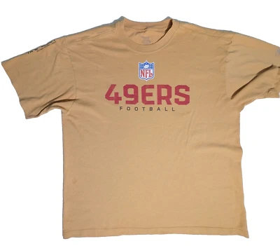 Camiseta grande marrón de los San Francisco 49ers de fútbol americano NFL para hombre Foto 1 de 4