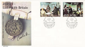 (110154) Links with Britain GB Jersey FDC 1980 - Picture 1 of 1