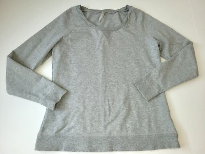 Womens Hanna Andersson Twisted Neck Sweatshirt size Small gray - Image 1 of 4