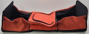 BG) Axiz Group Auto Trunk Organizer 3-Compartment Storage Divider Cooler Bag Red - Picture 1 of 7