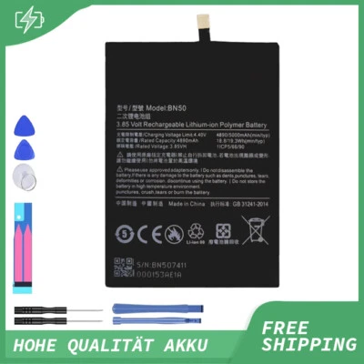 Para Xiaomi Mi Max 2 Batería BN50 Batería Accu 5000mAh NUEVO - Imagen 1 de 2